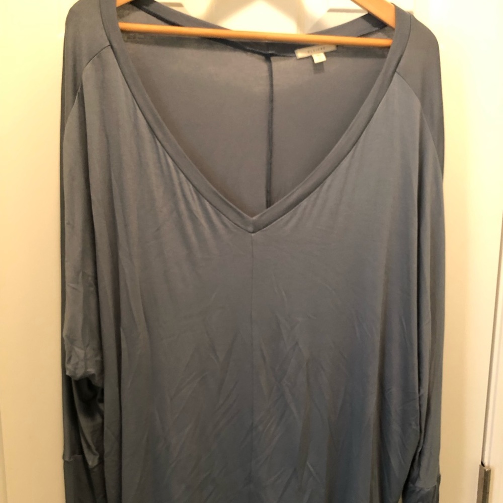 Pleione (Nordstrom) Dolman Sleeve Gray Dolman Sleeve Top